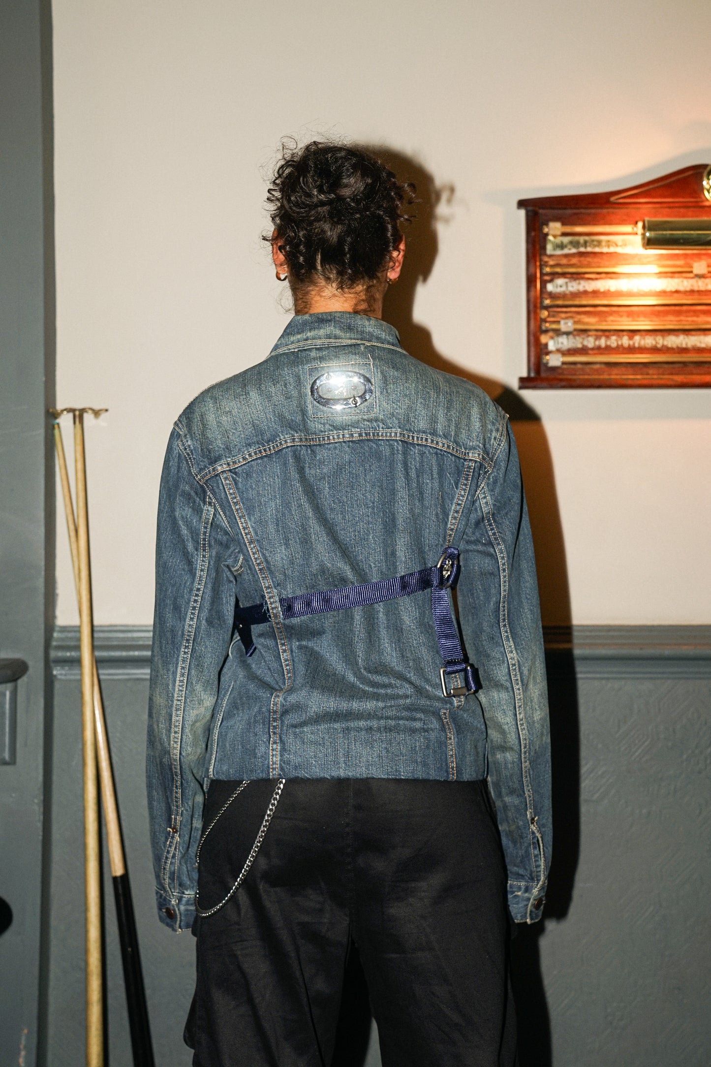 ‘Denim:Harness’ Denim Jacket