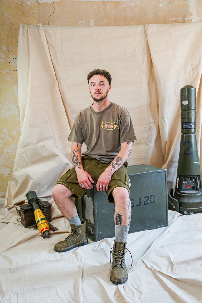 'Chrome Courage' Dr Martens Utility Boots