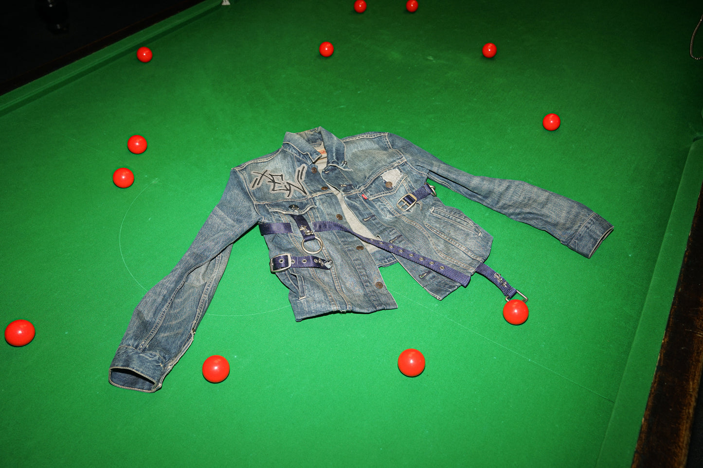 ‘Denim:Harness’ Denim Jacket