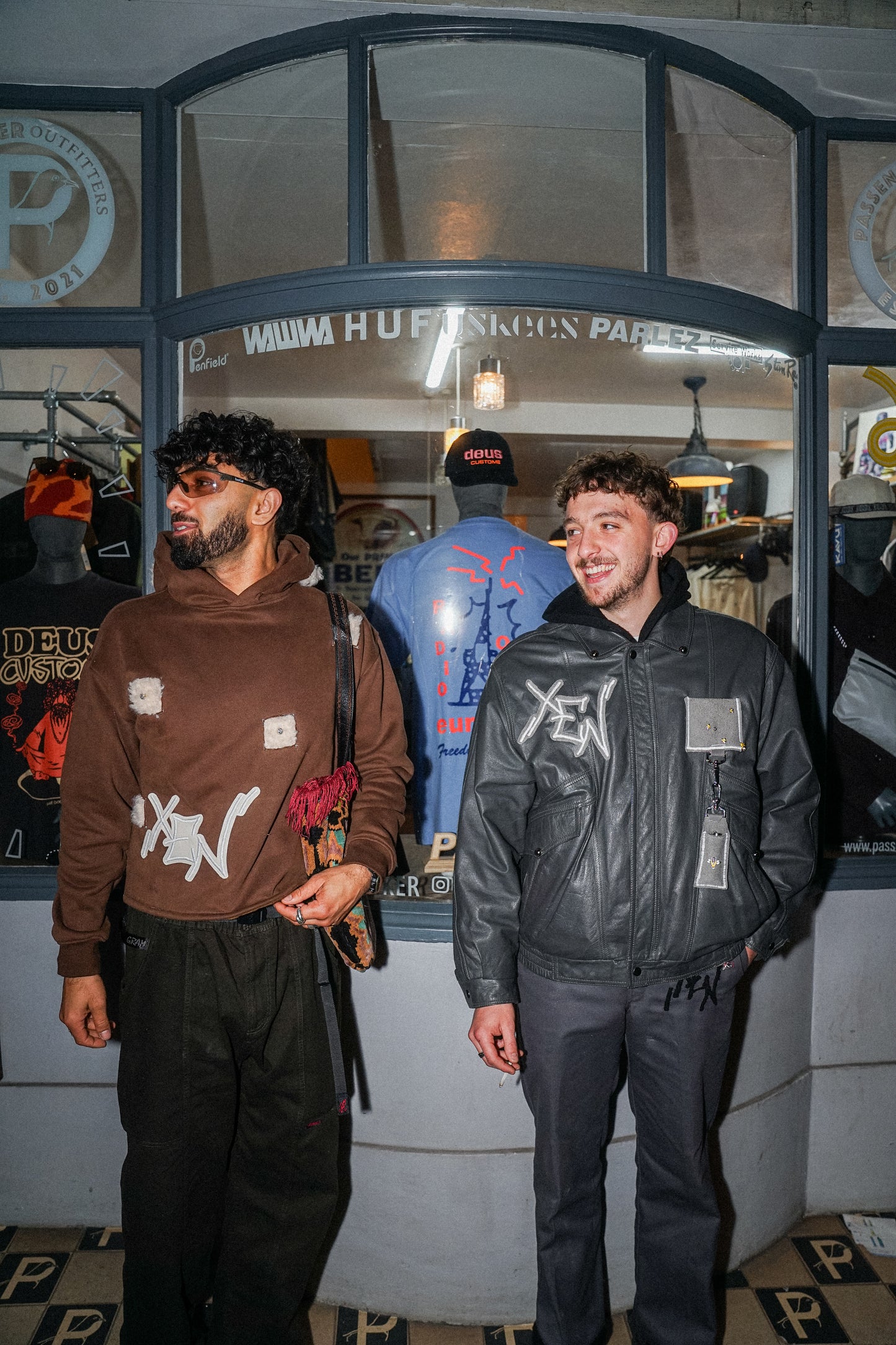 ‘GreyDay:Bloom’ Leather Jacket