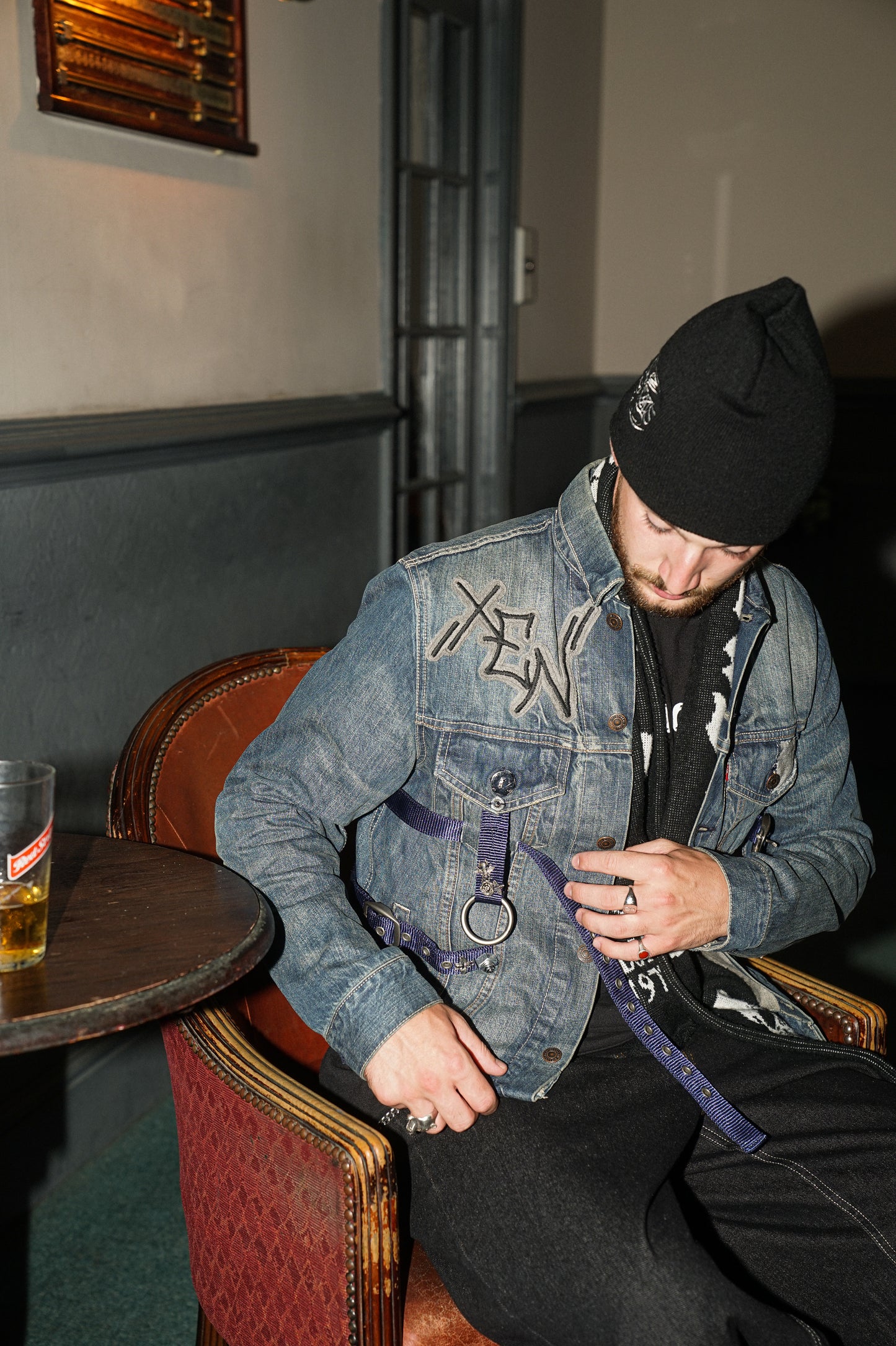 ‘Denim:Harness’ Denim Jacket