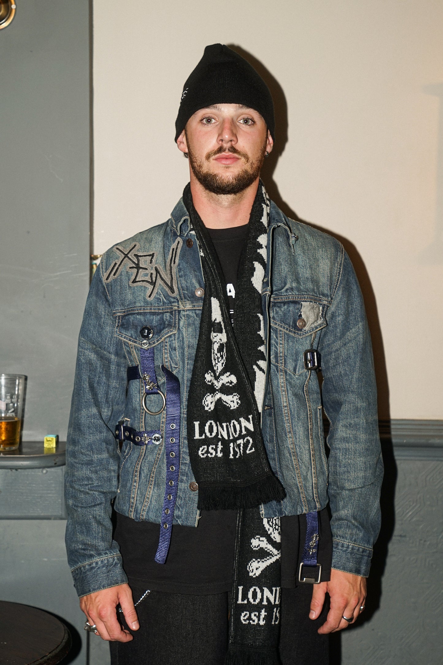 ‘Denim:Harness’ Denim Jacket