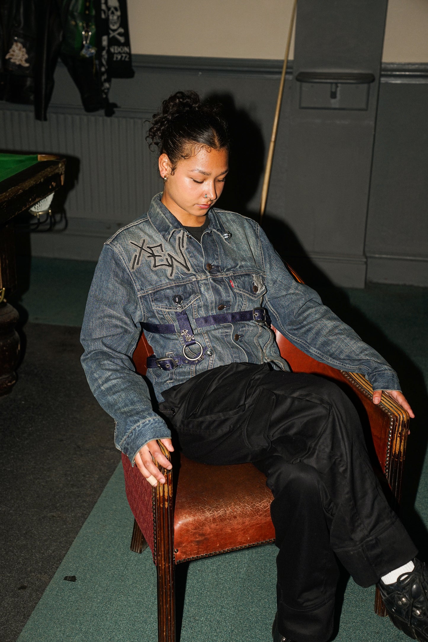 ‘Denim:Harness’ Denim Jacket