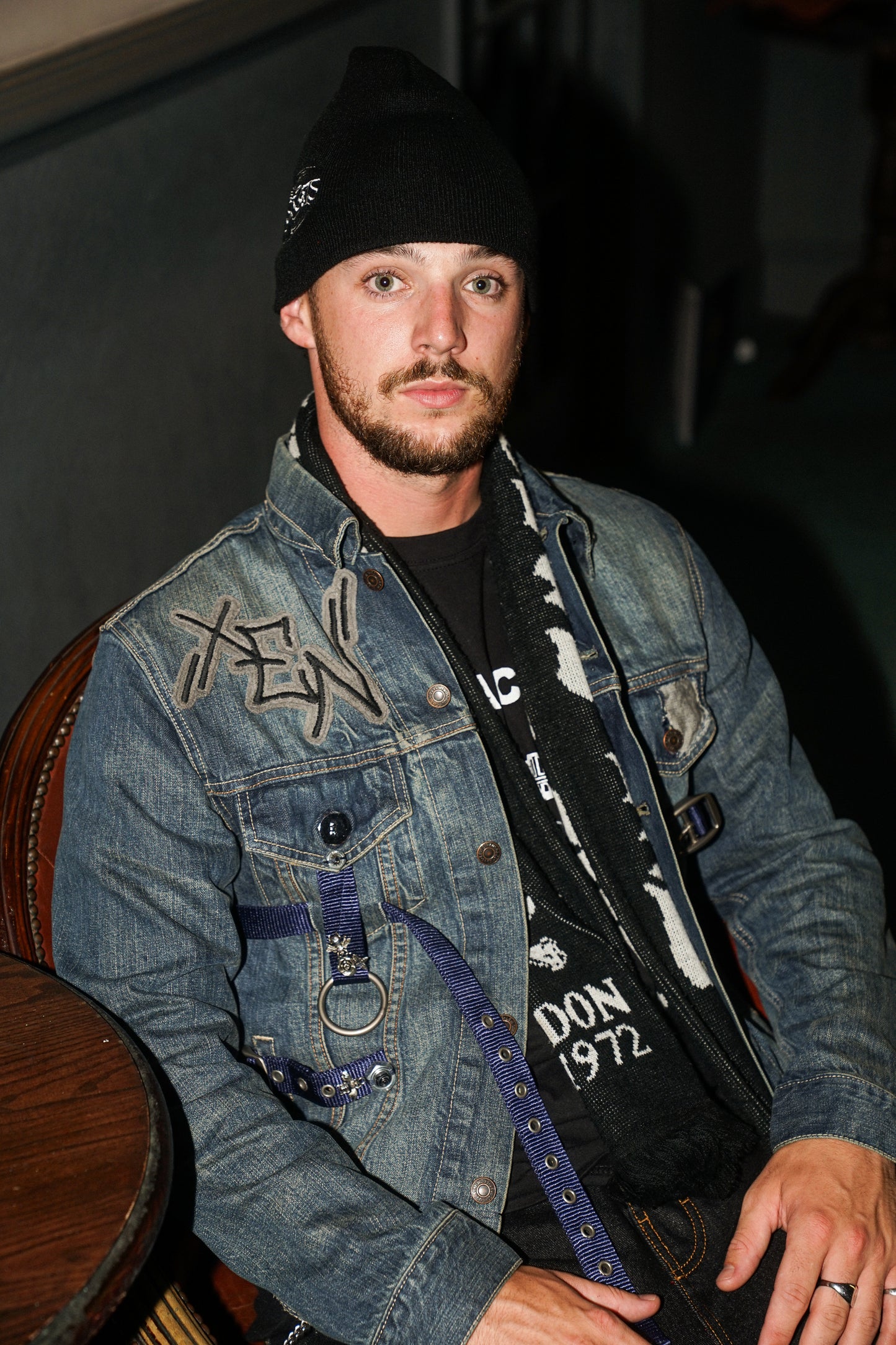 ‘Denim:Harness’ Denim Jacket