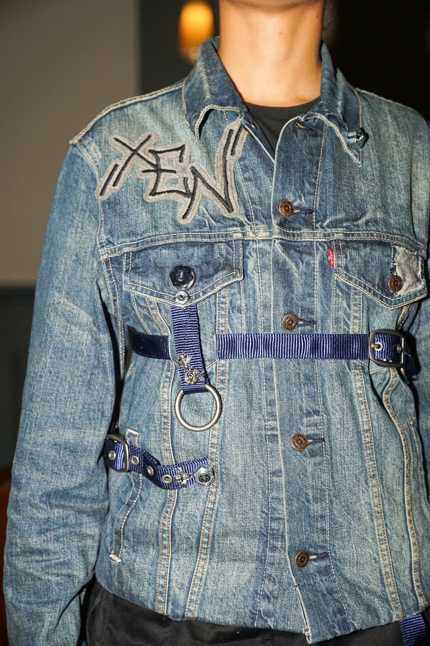 ‘Denim:Harness’ Denim Jacket