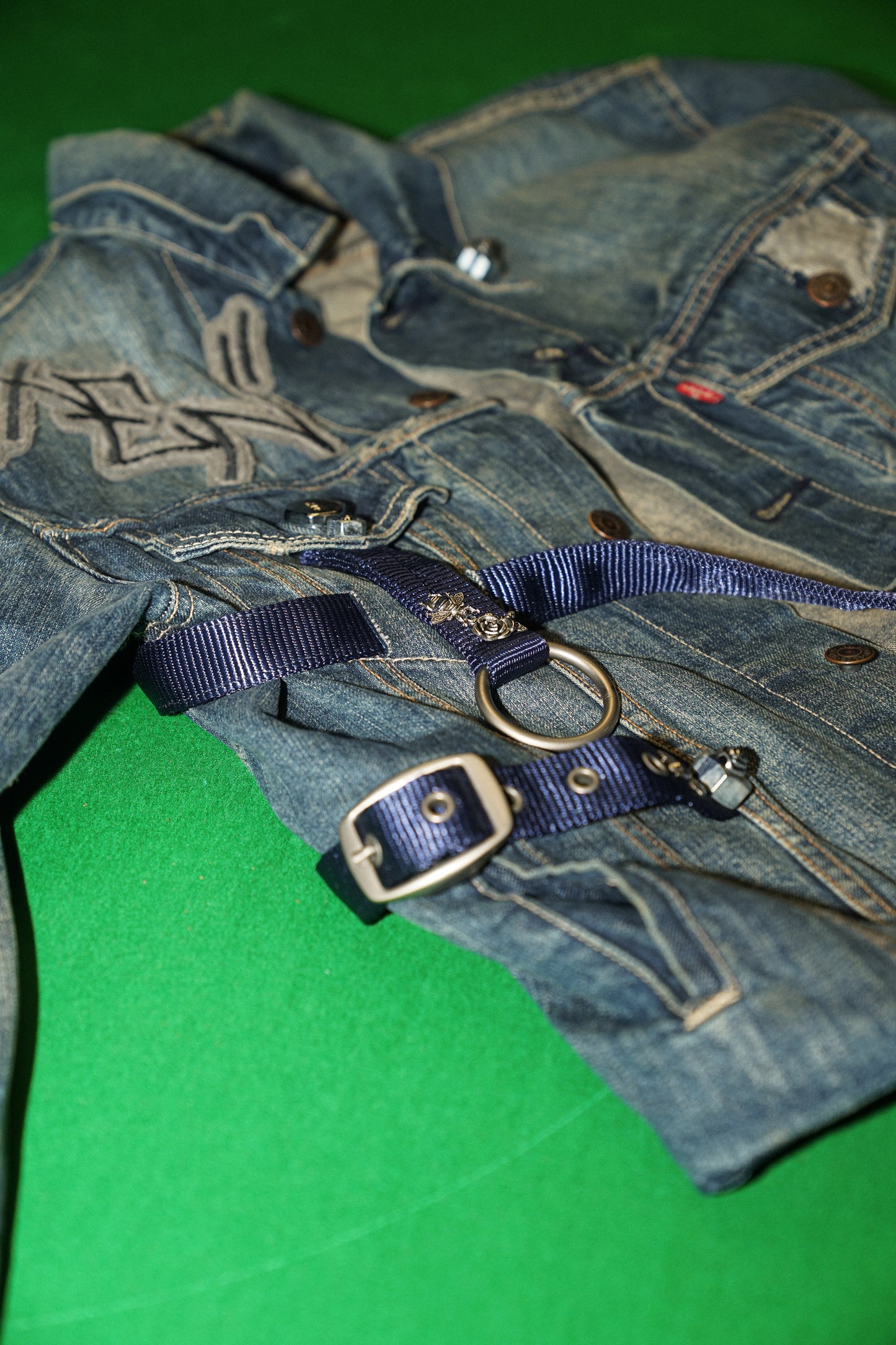 ‘Denim:Harness’ Denim Jacket