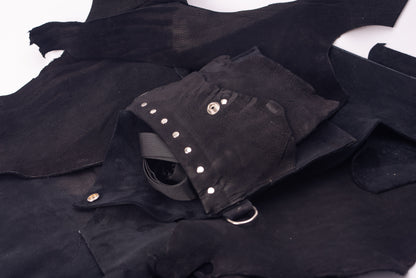 ‘Belly Pouch’ - Kudu Reverse (Black)
