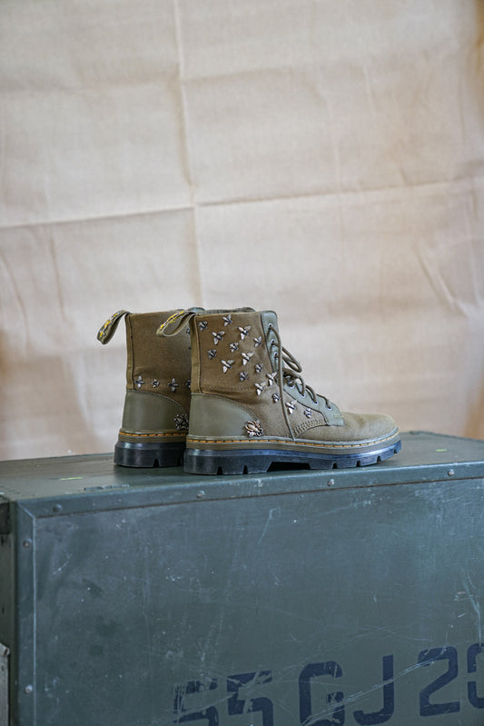 'Chrome Courage' Dr Martens Utility Boots