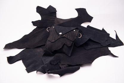 ‘Belly Pouch’ - Kudu Reverse (Black)