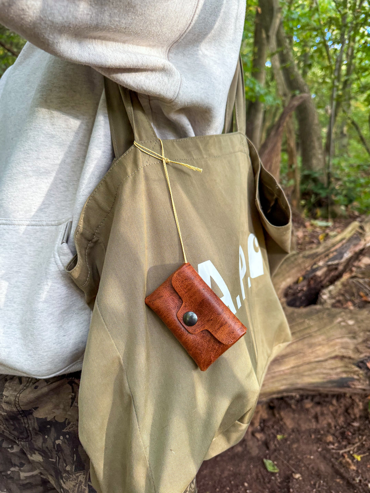 Spinal Cord Card Holder (Nutmeg)