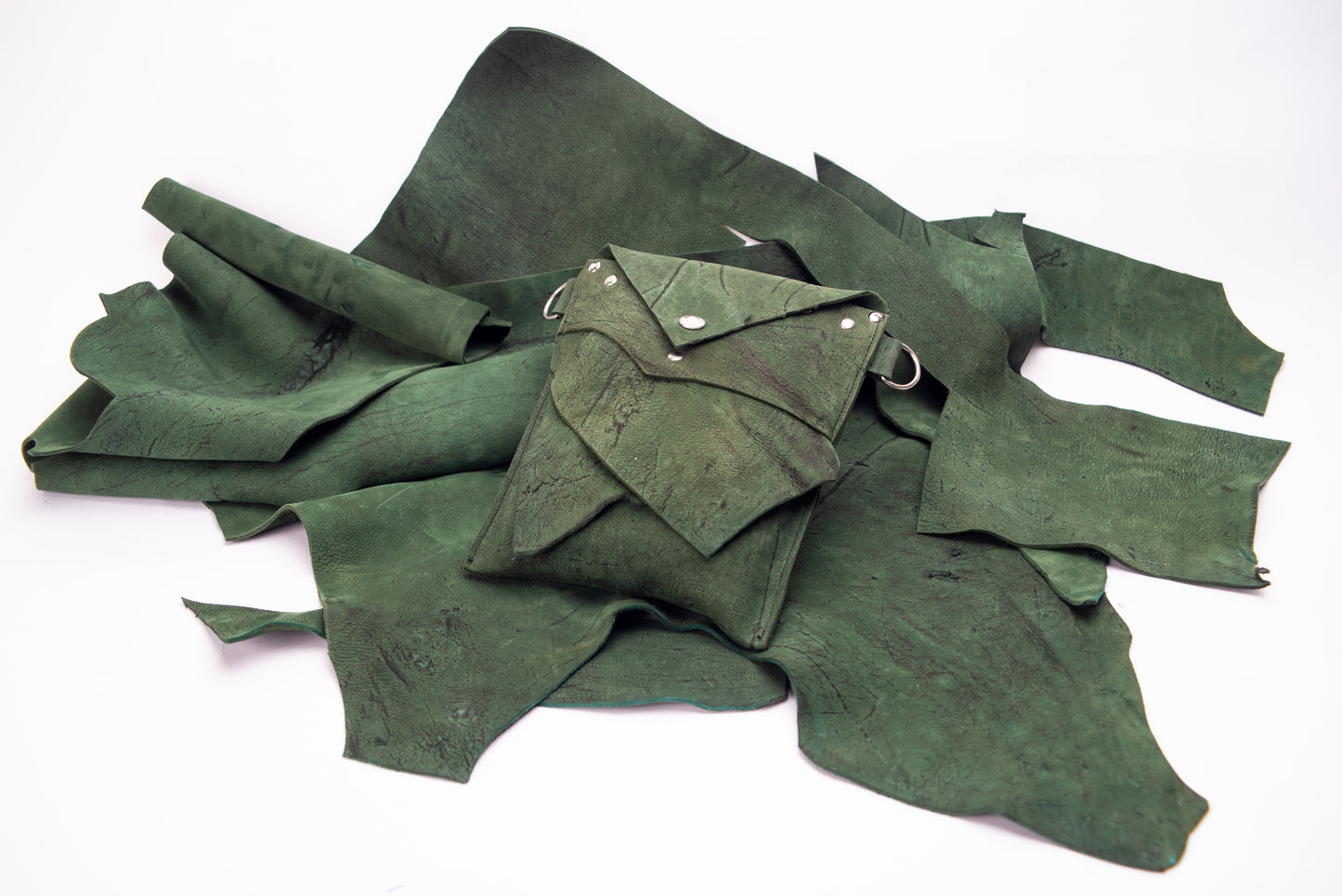 ‘Belly Pouch’ Kudu Reverse (Forrest Green)