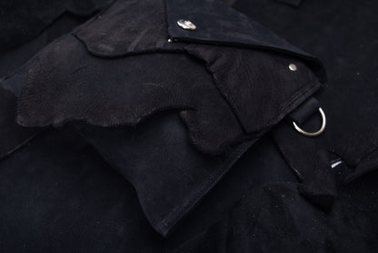 ‘Belly Pouch’ - Kudu Reverse (Black)