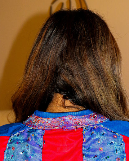 AMONG GOOD PEOPLE x XEN : Soccer Sari (Spilled Stripe)