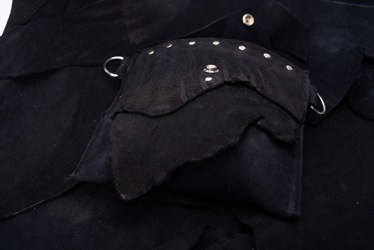 ‘Belly Pouch’ - Kudu Reverse (Black)