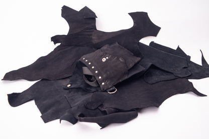 ‘Belly Pouch’ - Kudu Reverse (Black)