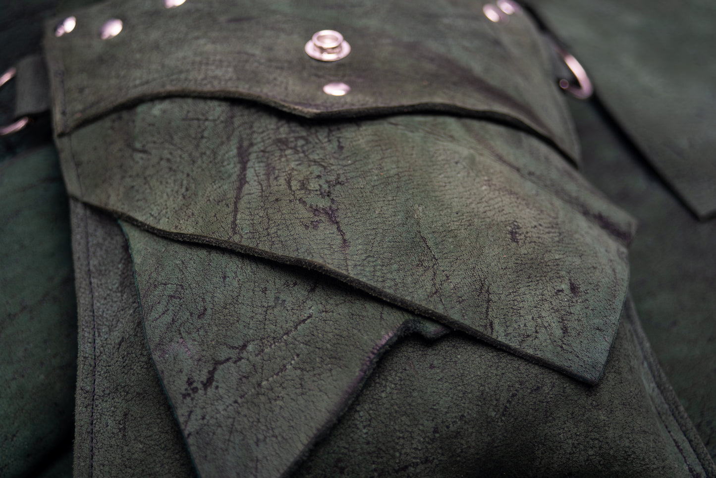 ‘Belly Pouch’ Kudu Reverse (Forrest Green)