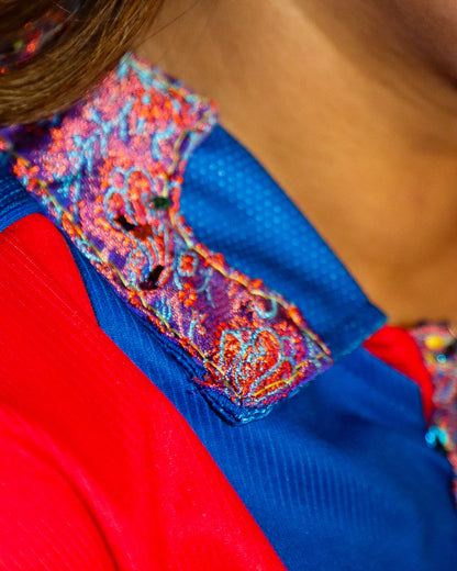 AMONG GOOD PEOPLE x XEN : Soccer Sari (Spilled Stripe)