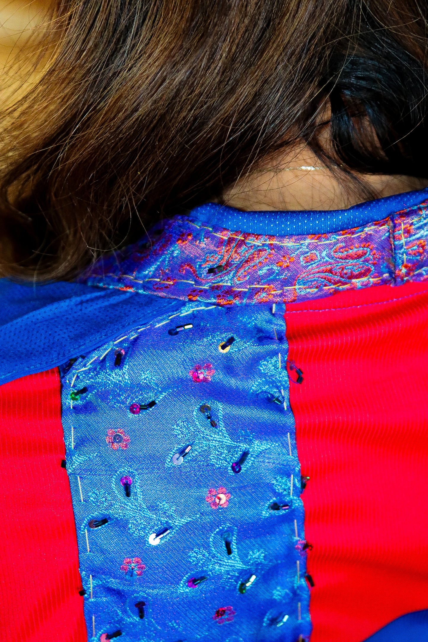 AMONG GOOD PEOPLE x XEN : Soccer Sari (Spilled Stripe)