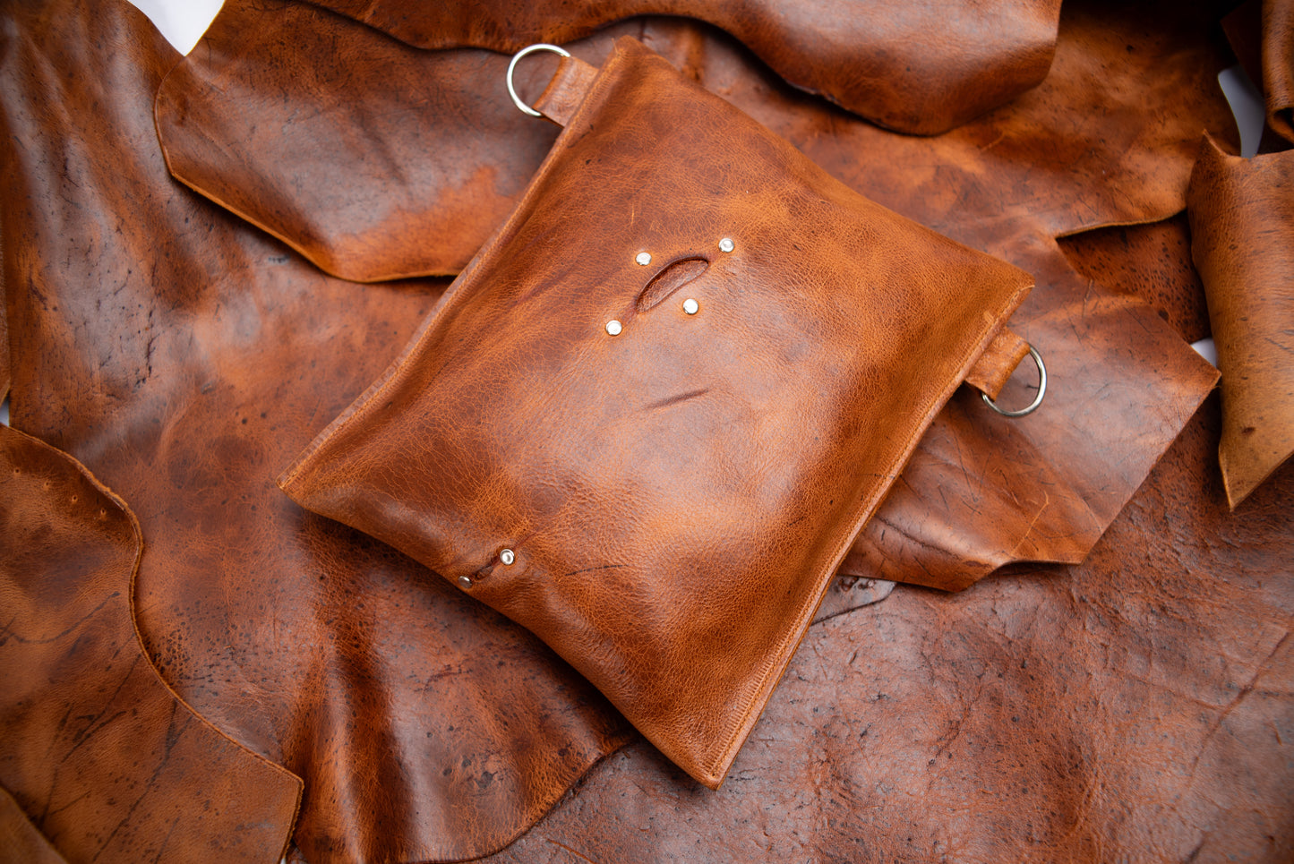 ‘Belly Pouch’ - Kudu Naked (Nutmeg)